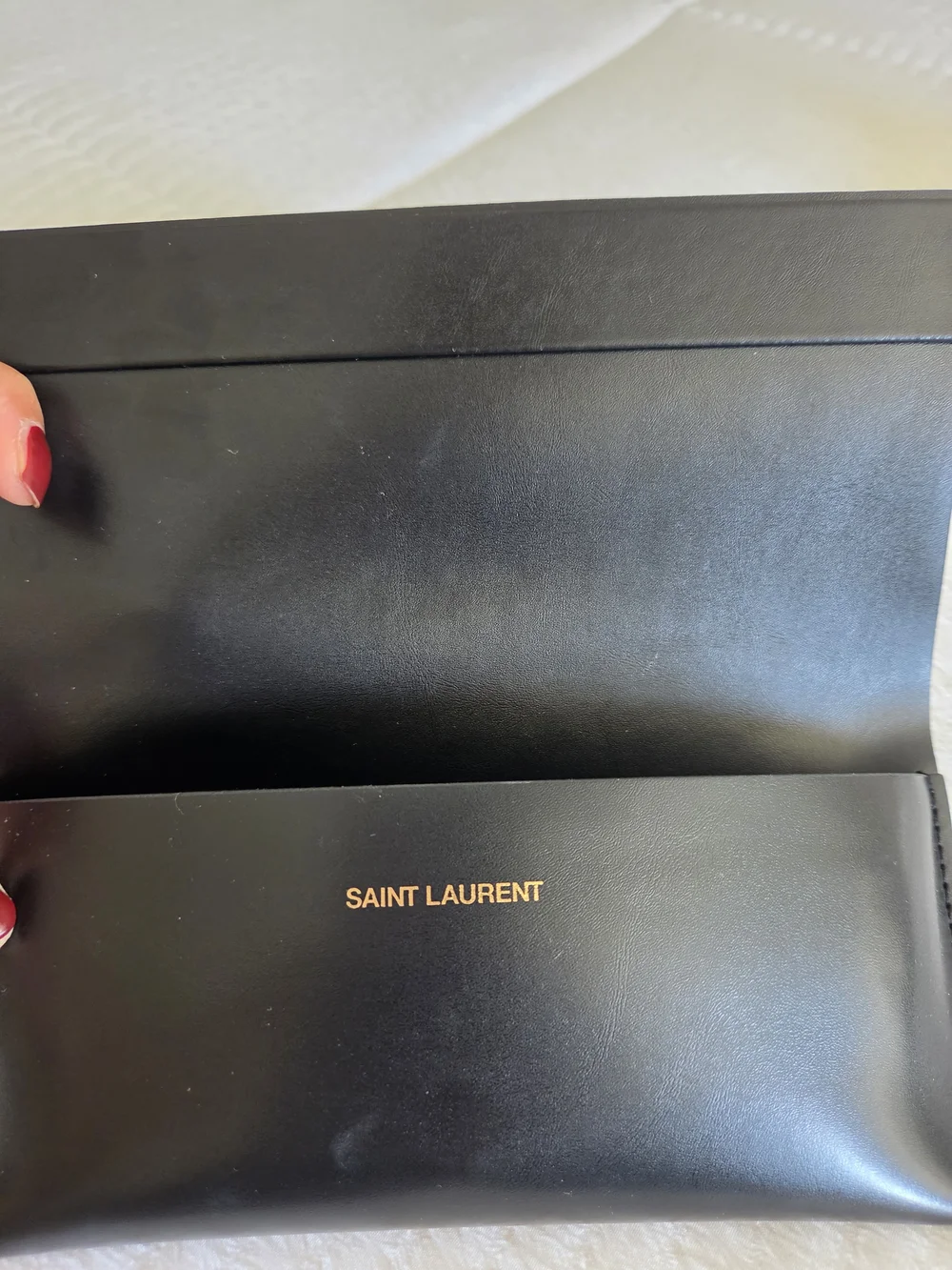 Authentic YSL Classic Cat-Eye Black Sunglasses for Women